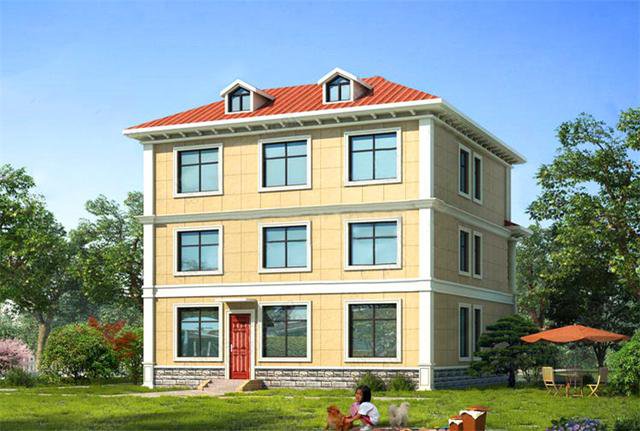 推薦：三款120平米三層農(nóng)村建房子設(shè)計圖，保證讓你眼前一亮