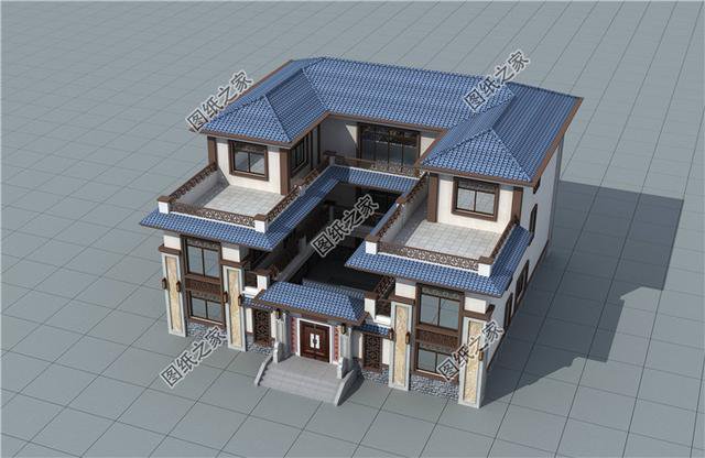 3套三層別墅大戶型方案，有效果圖和平面圖，過完年就建