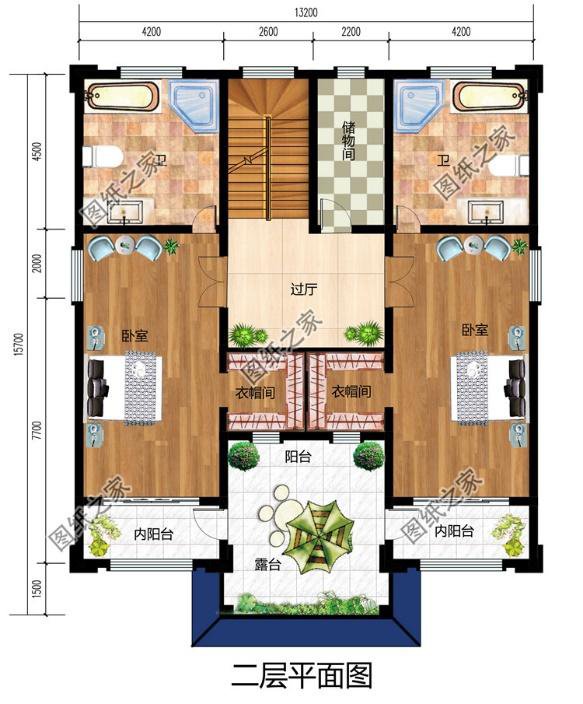 3套三層別墅大戶型方案，有效果圖和平面圖，過完年就建