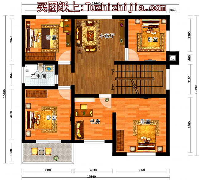 90至100平方兩層房子平面圖，經(jīng)濟(jì)實用，親戚朋友見了都說好