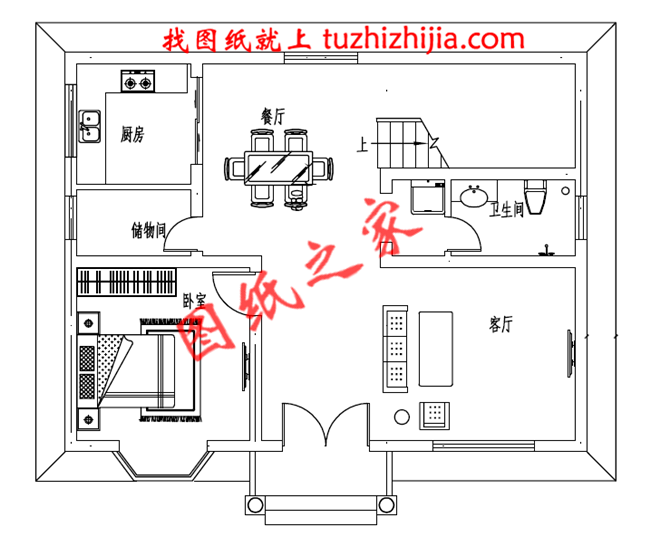 90至100平方兩層房子平面圖，經(jīng)濟(jì)實用，親戚朋友見了都說好