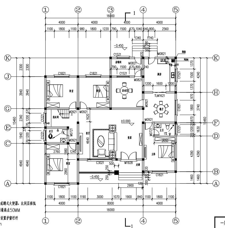 史上最全農(nóng)村一層自建房設(shè)計圖大全，你想要的都在這兒了！