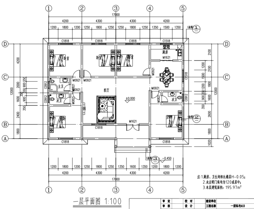 史上最全農(nóng)村一層自建房設(shè)計圖大全，你想要的都在這兒了！
