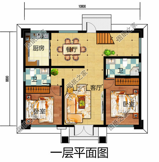 農(nóng)村20萬二層樓房圖片大陽臺，居住舒適，親戚看了都想建