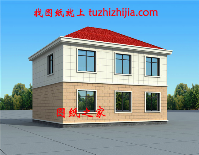 農(nóng)村20萬二層樓房圖片大陽臺，居住舒適，親戚看了都想建