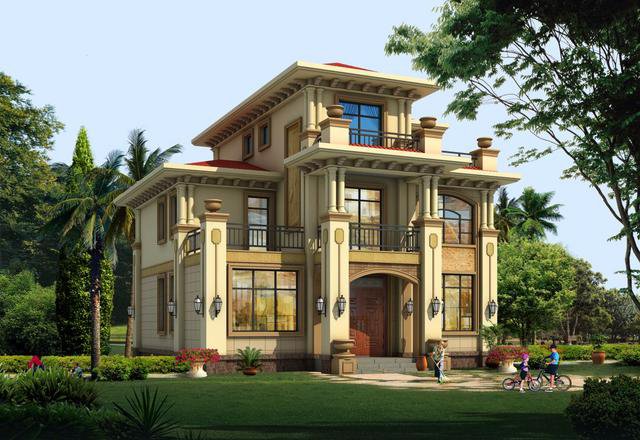 心心念念的二層半帶露臺(tái)自建房圖片，好看實(shí)用就選它了