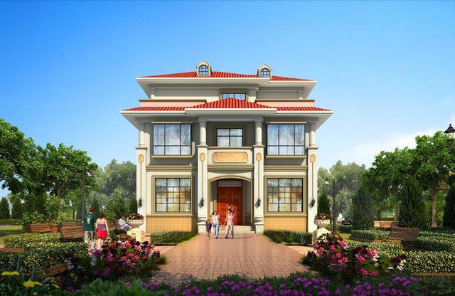 心心念念的二層半帶露臺(tái)自建房圖片，好看實(shí)用就選它了