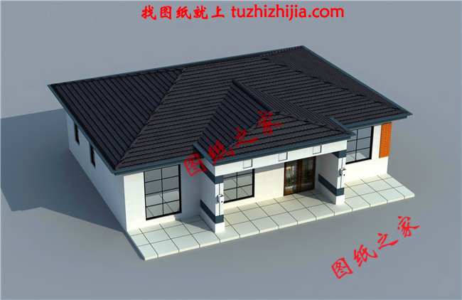 現(xiàn)代農(nóng)村一層平房圖片，簡(jiǎn)單大氣，看一眼你就忍不住想建