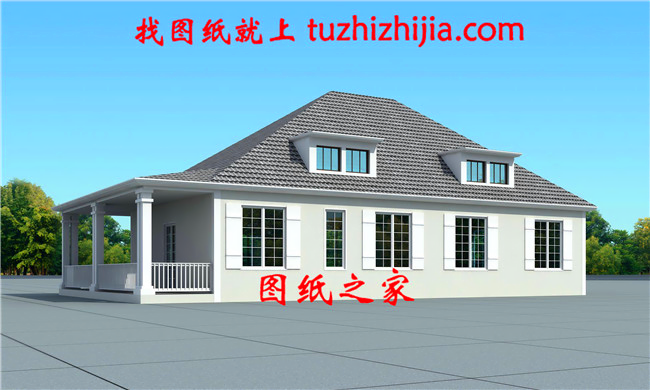 現(xiàn)代農(nóng)村一層平房圖片，簡(jiǎn)單大氣，看一眼你就忍不住想建