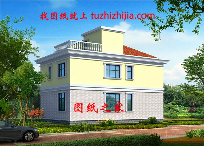 6套農(nóng)村20萬元二層小樓圖，這樣的房子蓋起來那是相當(dāng)有面子的