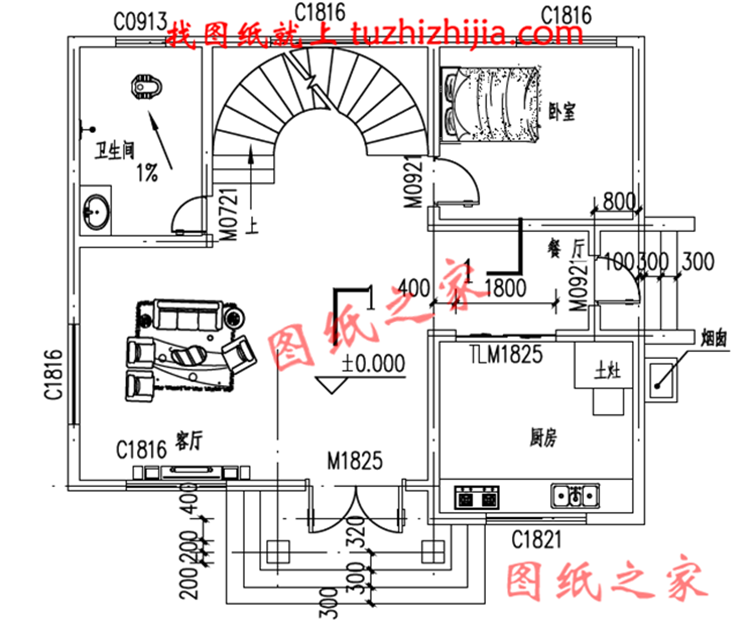 這4款農(nóng)村80平方普通三層樓圖紙，看過的人都說好，你還不快看看