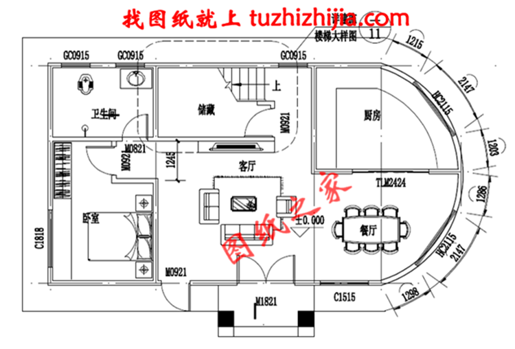 這4款農(nóng)村80平方普通三層樓圖紙，看過的人都說好，你還不快看看