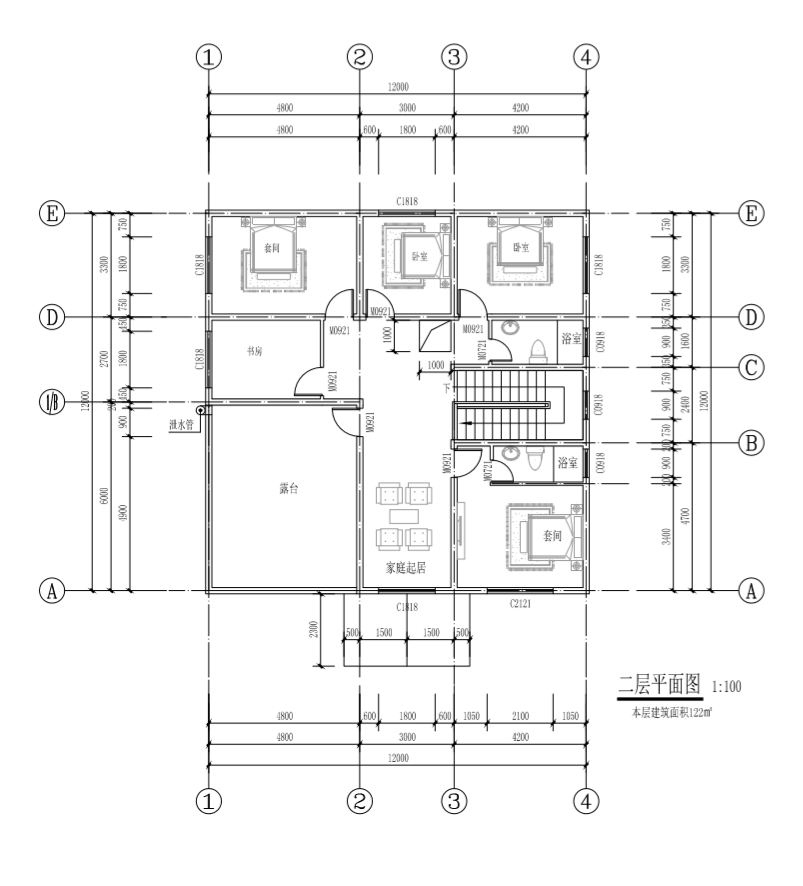 推薦農(nóng)村自建房12×12米設(shè)計(jì)圖紙，什么風(fēng)格都有，圖紙趕緊收藏起來