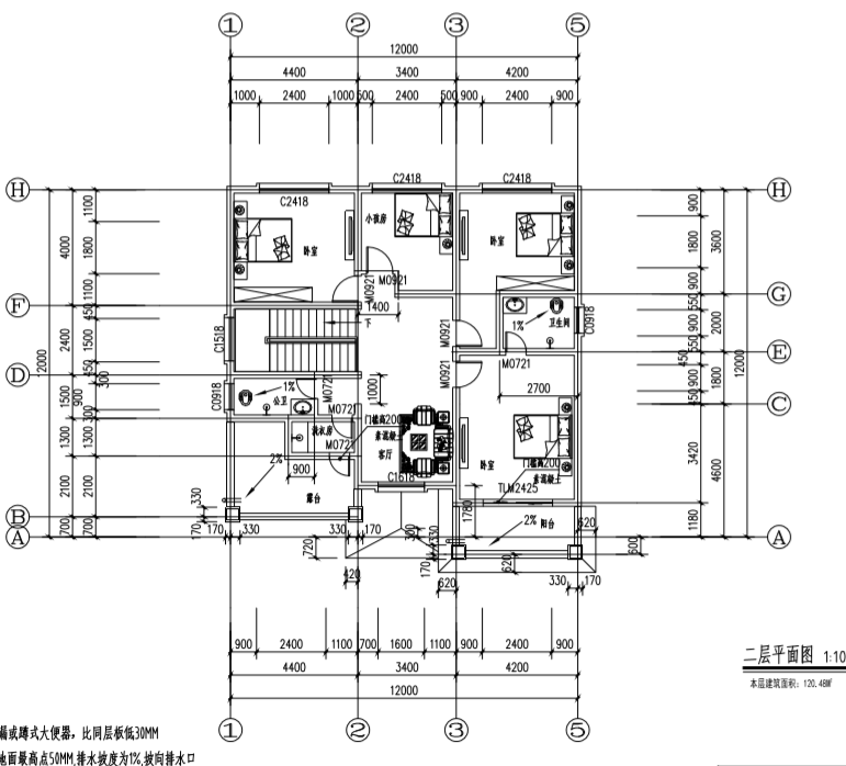 推薦農(nóng)村自建房12×12米設(shè)計(jì)圖紙，什么風(fēng)格都有，圖紙趕緊收藏起來