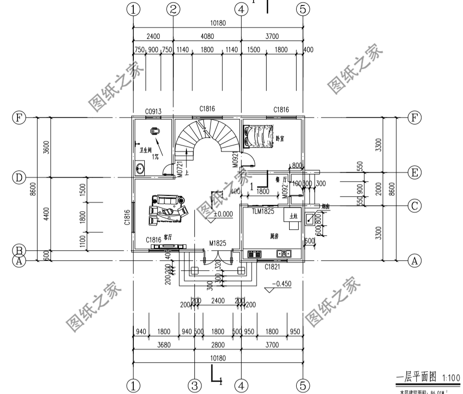 80平米農村簡單房子效果圖，小戶型，全部送給你