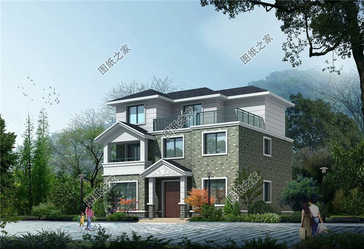 農(nóng)村20萬元三層小樓效果圖，同學(xué)看了都羨慕