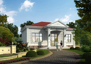 農村三室二廳一層小平房設計圖，簡單實用型