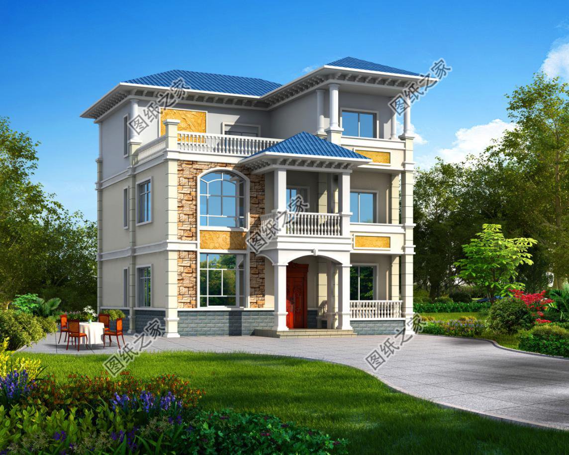 推薦4款三層自建房平面圖，簡直太讓人意外了，哪里舍得不收藏一番