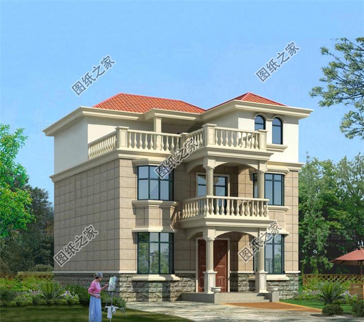 三層自建房實景圖，看了別人家建的房子，我也心動了