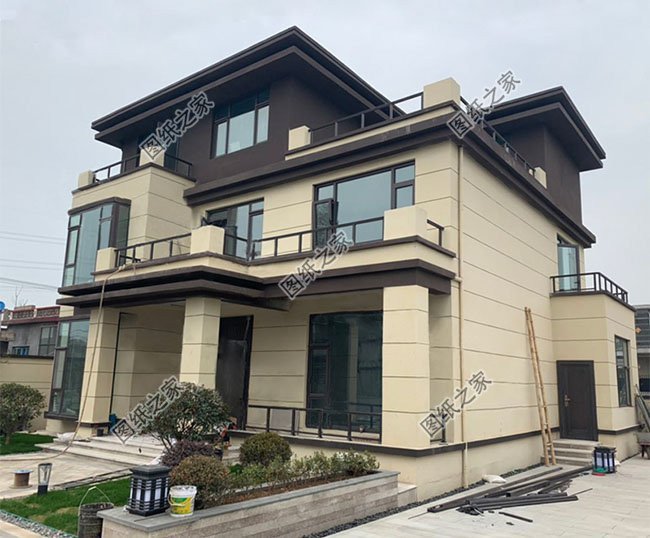 三層自建房實景圖，看了別人家建的房子，我也心動了