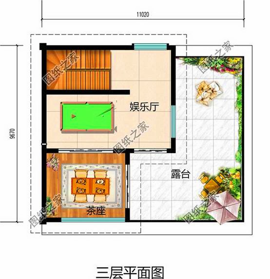 農(nóng)村三間三層自建房圖，外觀時尚布局講究，經(jīng)得起時間的考驗