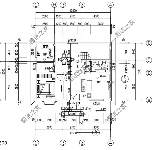 農(nóng)村自建二層小別墅圖，占地90平米，回家趕緊建，讓全村都羨慕