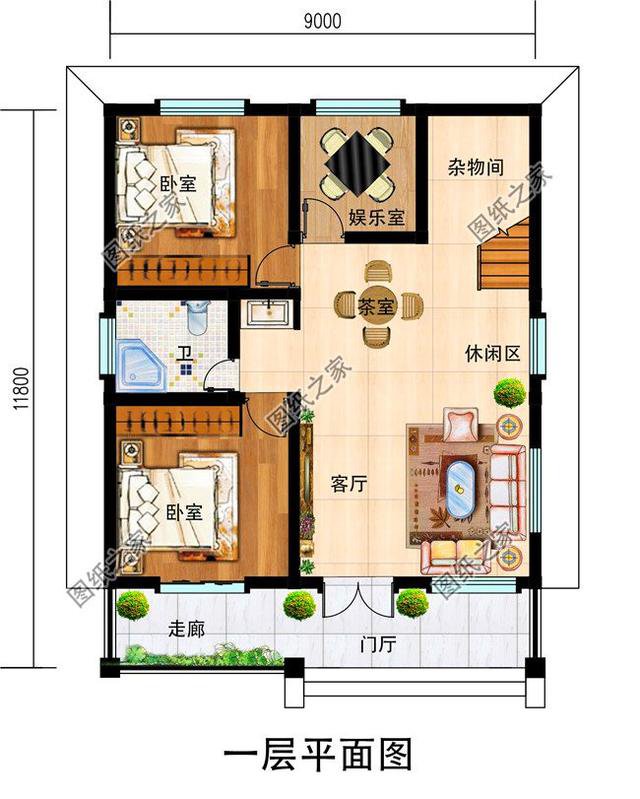 農(nóng)村三層占地90平方米自建房設(shè)計(jì)圖，簡直就是小宅基地的福音