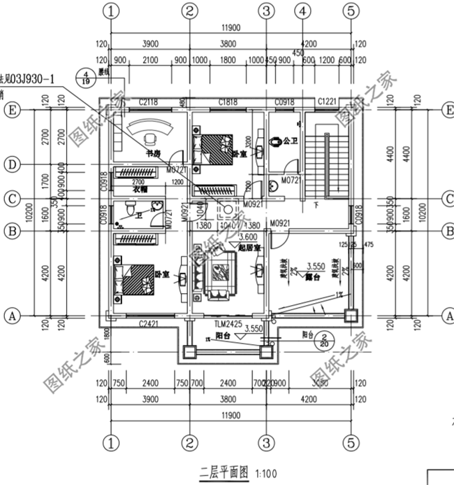 農(nóng)村120平方二層樓房設(shè)計(jì)圖，施工簡(jiǎn)單，用來養(yǎng)老最合適