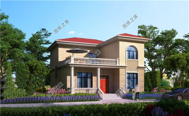 農(nóng)村120平方二層樓房設(shè)計(jì)圖，施工簡(jiǎn)單，用來養(yǎng)老最合適