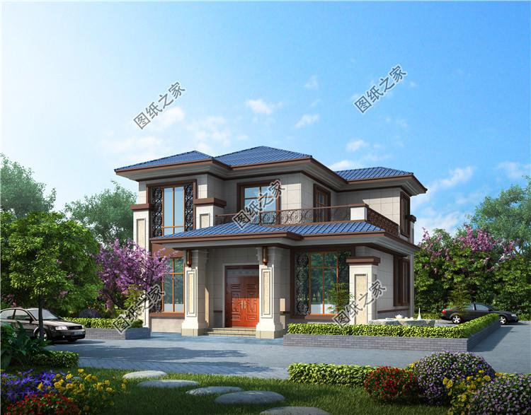 農(nóng)村自建二層樓圖，新穎大氣，你想要的樣子都有