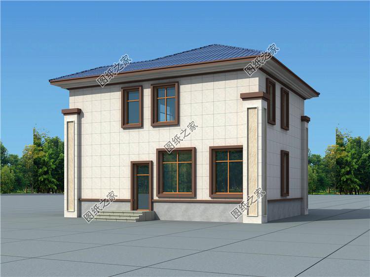 農(nóng)村自建二層樓圖，新穎大氣，你想要的樣子都有