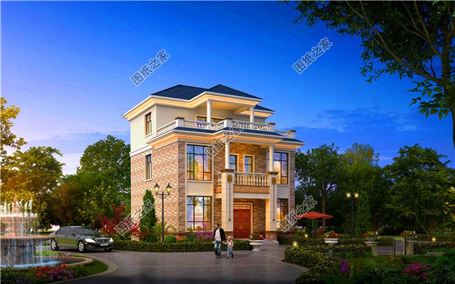 農(nóng)村10x12米三層自建房設(shè)計(jì)圖給你備好了，是土豪的點(diǎn)進(jìn)來