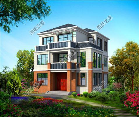 農(nóng)村10x12米三層自建房設(shè)計(jì)圖給你備好了，是土豪的點(diǎn)進(jìn)來