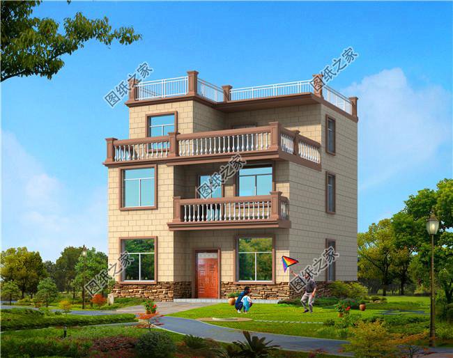 農(nóng)村10x12米三層自建房設(shè)計(jì)圖給你備好了，是土豪的點(diǎn)進(jìn)來