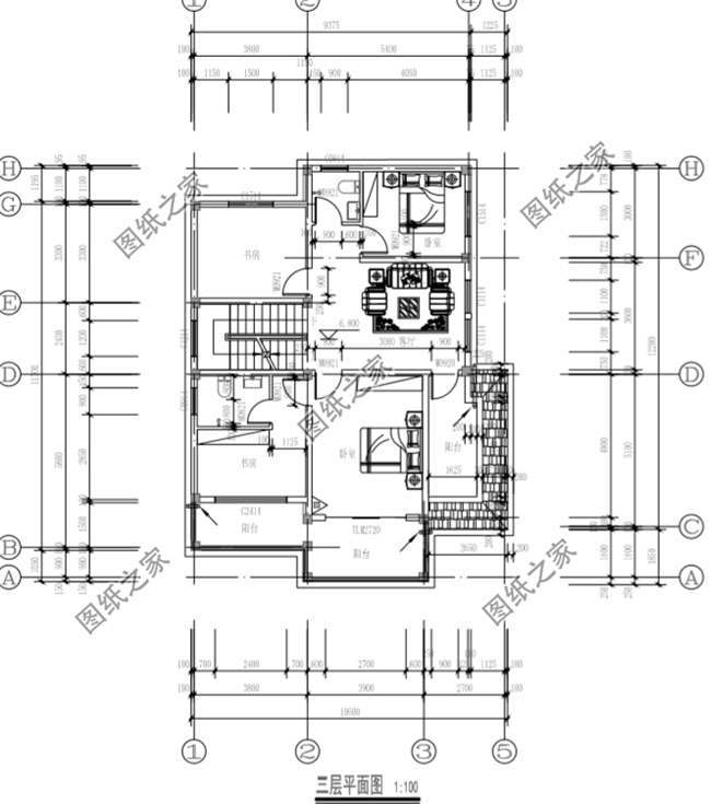 農(nóng)村10x12米三層自建房設(shè)計(jì)圖給你備好了，是土豪的點(diǎn)進(jìn)來