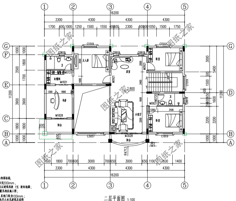 4套高顏值別墅效果圖帶戶型圖，美觀實(shí)用，百看不厭