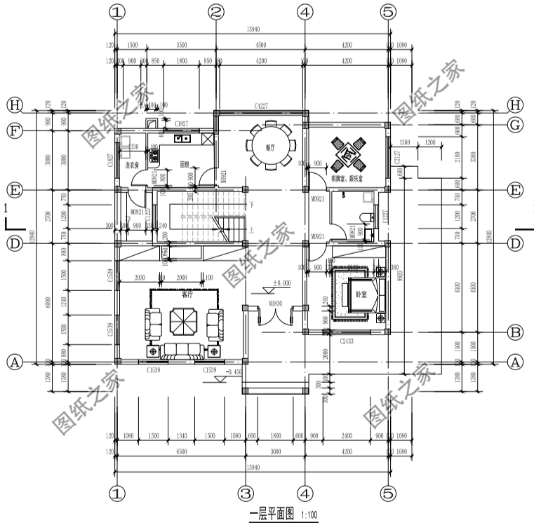 4套高顏值別墅效果圖帶戶型圖，美觀實(shí)用，百看不厭