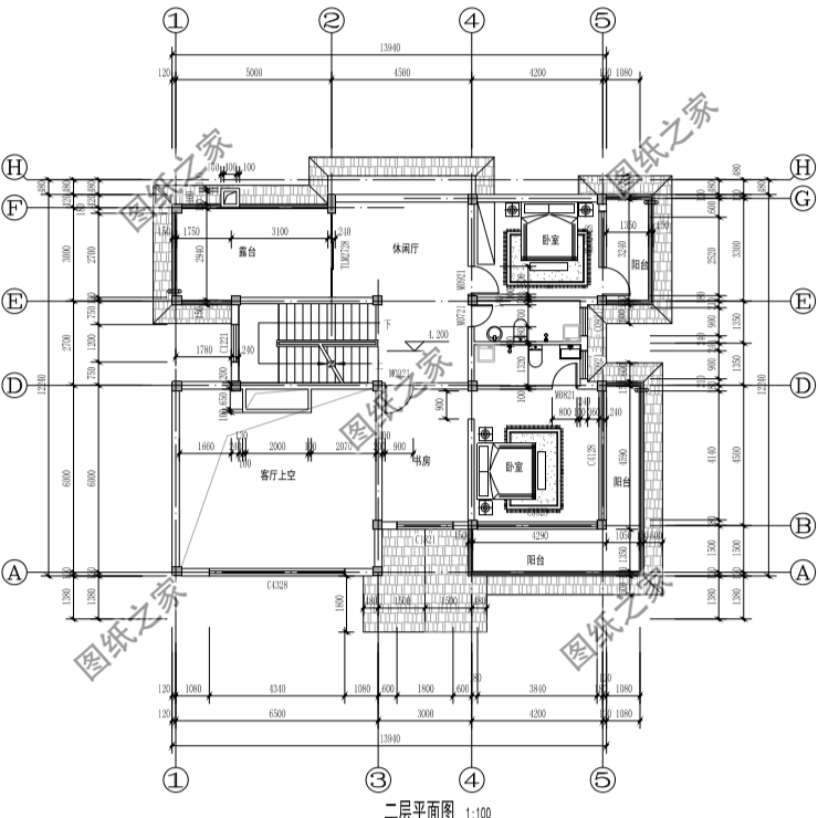 4套高顏值別墅效果圖帶戶型圖，美觀實(shí)用，百看不厭