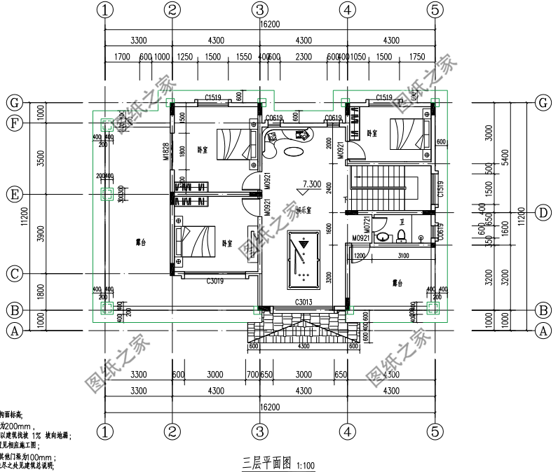4套高顏值別墅效果圖帶戶型圖，美觀實(shí)用，百看不厭