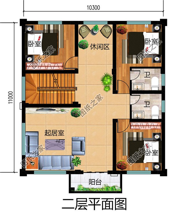 4套三層帶陽臺別墅設計圖，準備建房的朋友可千萬別錯過