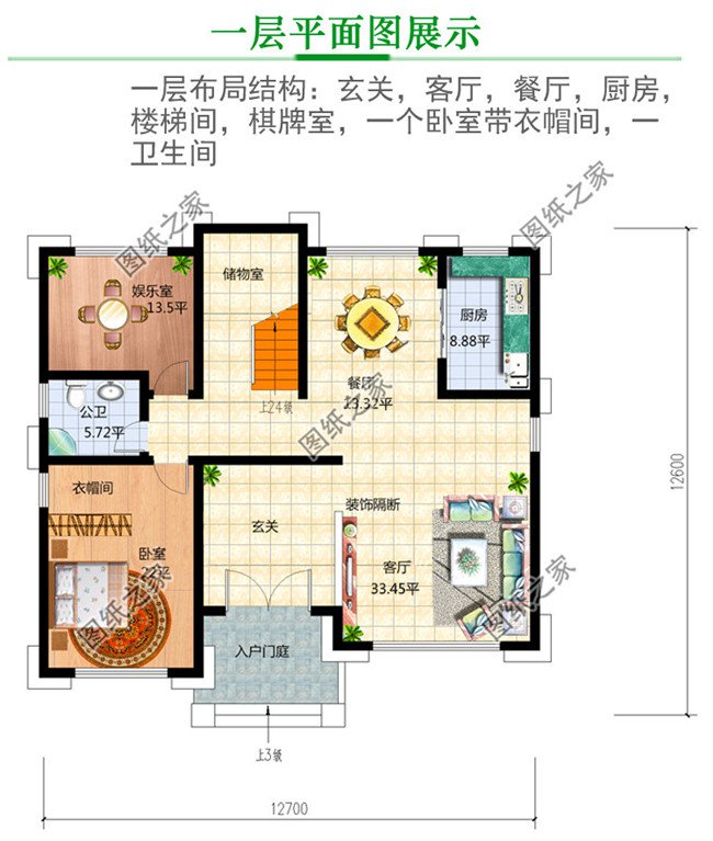 4套三層帶陽臺別墅設計圖，準備建房的朋友可千萬別錯過