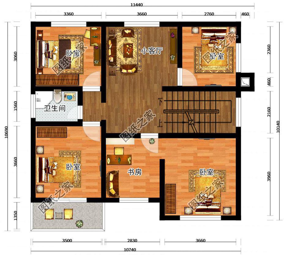4棟不同風格的鄉(xiāng)村美墅，占地百平左右，小基地也能建，照樣驚艷