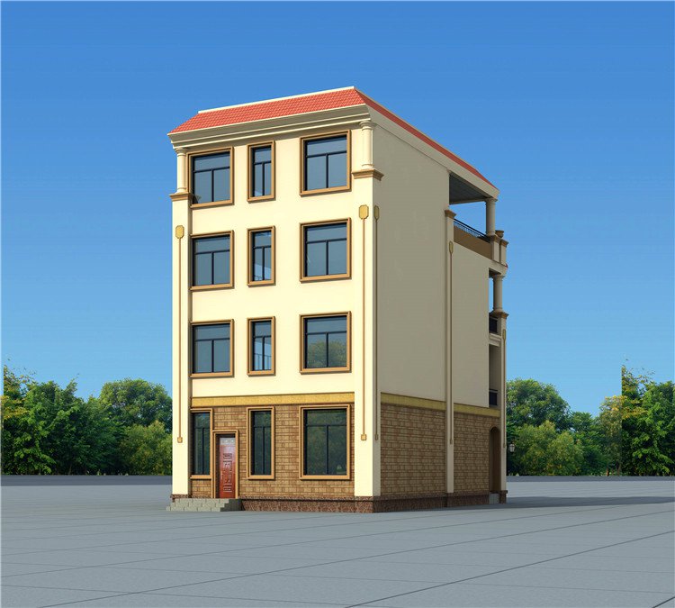 南方農(nóng)村三層半房屋圖，外觀(guān)時(shí)尚大氣，這才是五年內(nèi)最好的投資