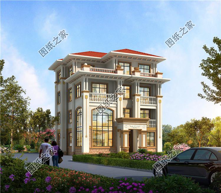 南方農(nóng)村三層半房屋圖，外觀(guān)時(shí)尚大氣，這才是五年內(nèi)最好的投資