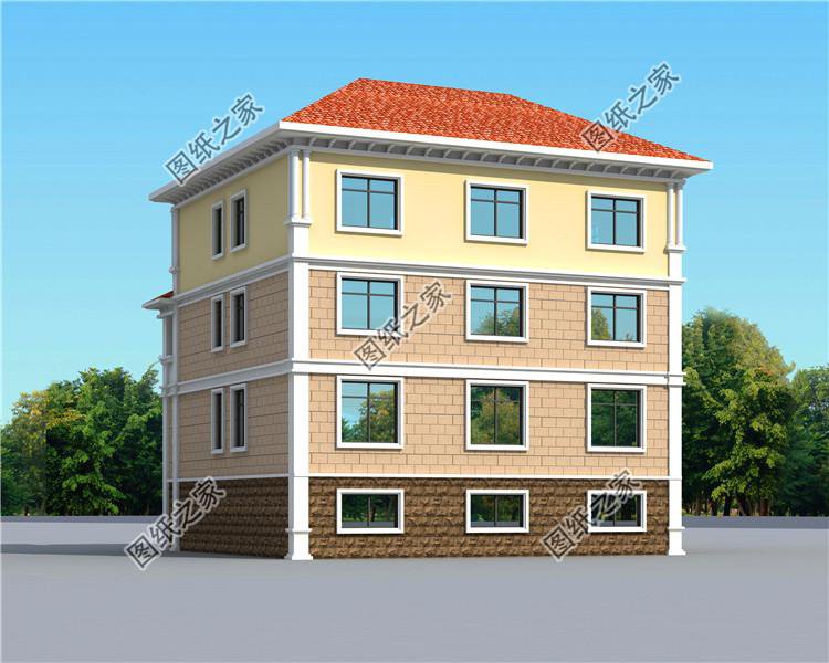 南方農(nóng)村三層半房屋圖，外觀(guān)時(shí)尚大氣，這才是五年內(nèi)最好的投資