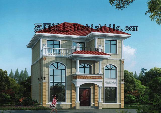 10x12米自建套房圖紙，包括一層到三層，你想要的都有