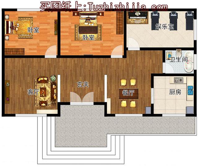 農村120平一層自建房，簡單洋氣，親戚朋友看了都說好