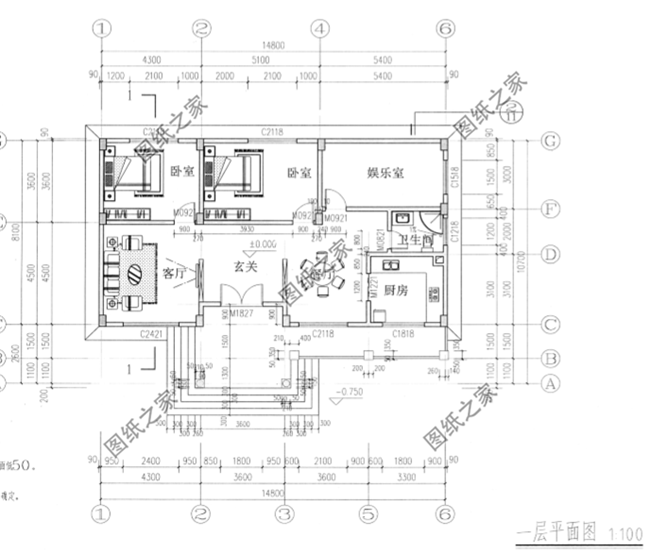 120平米農(nóng)村一層樓設(shè)計(jì)圖，最實(shí)用的設(shè)計(jì)圖紙都在這兒了