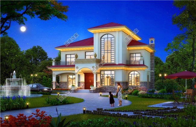 四套農(nóng)村30萬元二層小樓圖，大面積住宅用戶你們的福利來啦