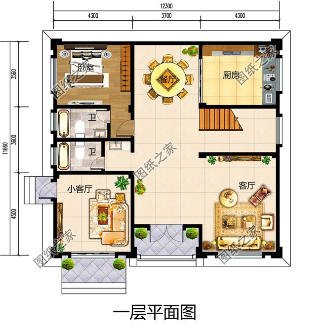 五套四層超豪華別墅外觀圖，這樣的房子簡直太帥啦！